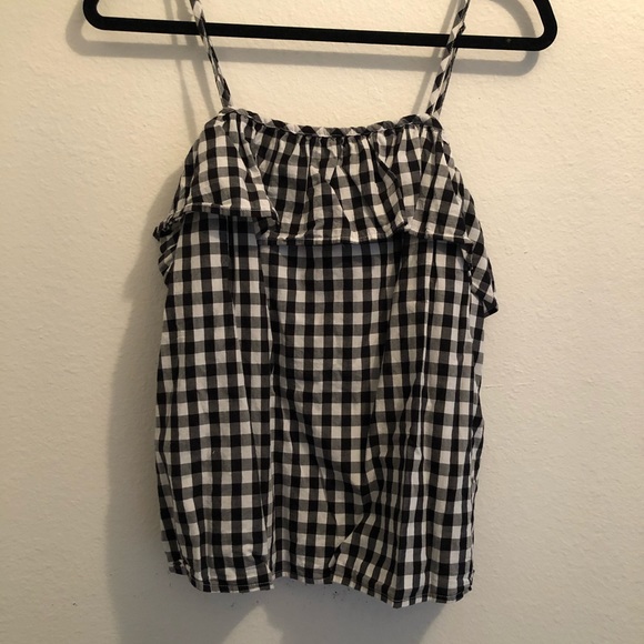 Gingham Ruffle Top - Picture 2 of 3